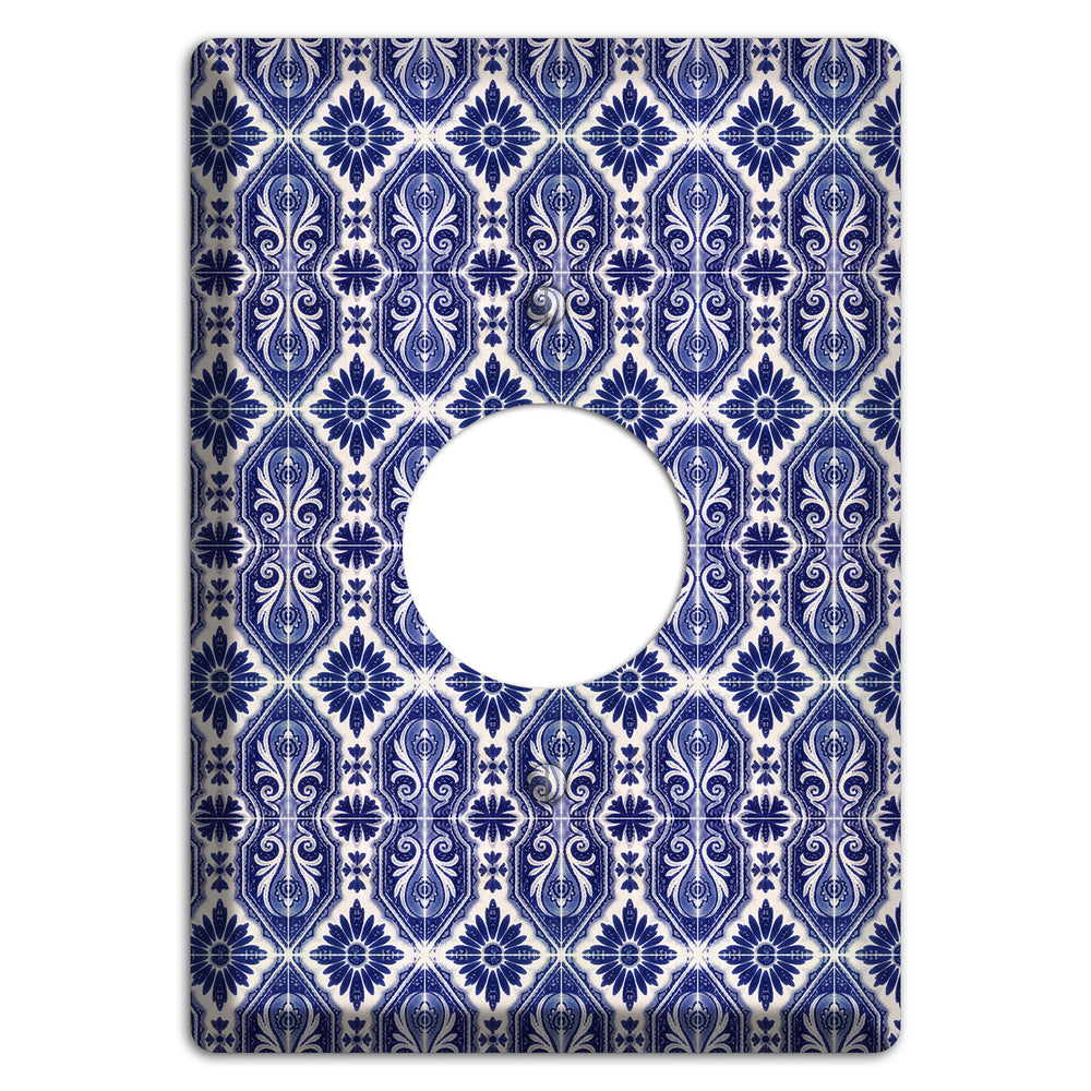 Tavira Tiles 8 Single Receptacle Wallplate