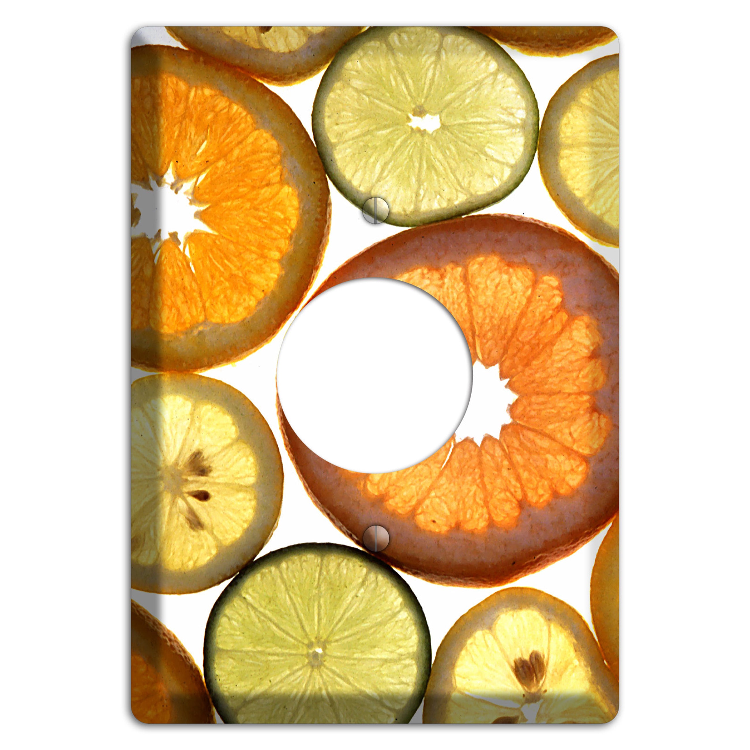 Fruit Single Receptacle Wallplate