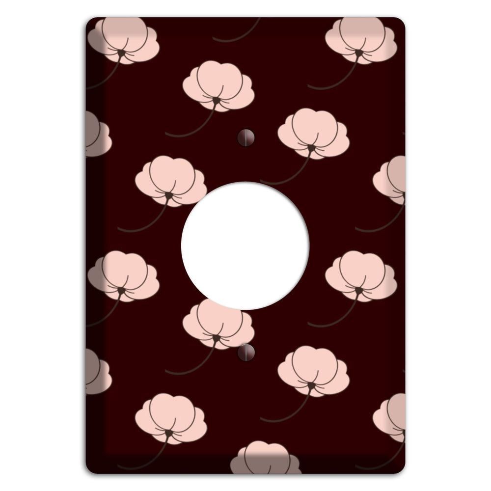 Asian Blossoms Single Receptacle Wallplate