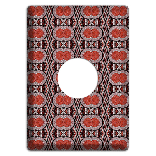 Red Tapestry Single Receptacle Wallplate