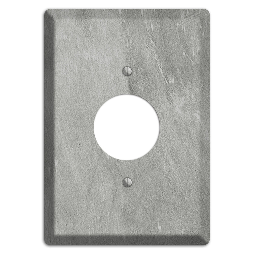 Chalk Grey Single Receptacle Wallplate