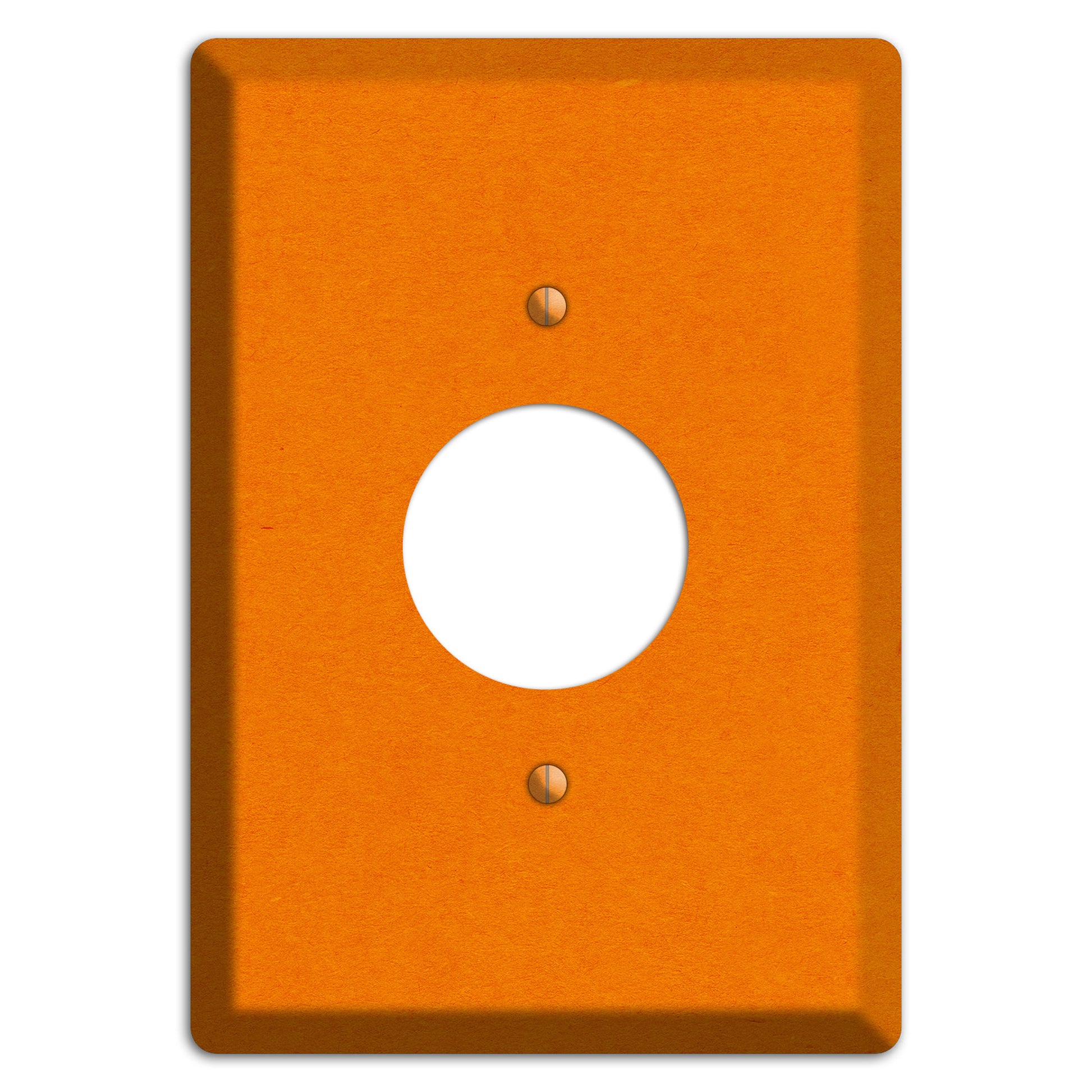 Mango Tango Kraft Single Receptacle Wallplate