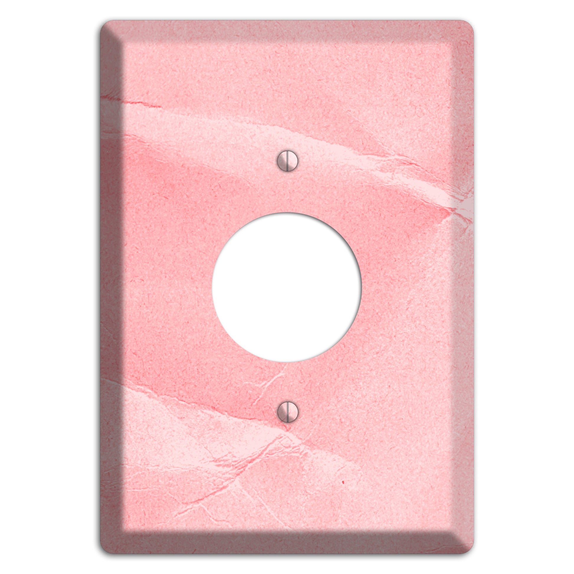 Pink Soft Coral Single Receptacle Wallplate