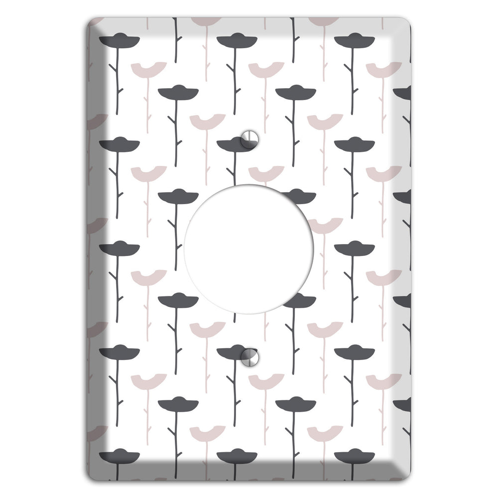Abstract 6 Single Receptacle Wallplate