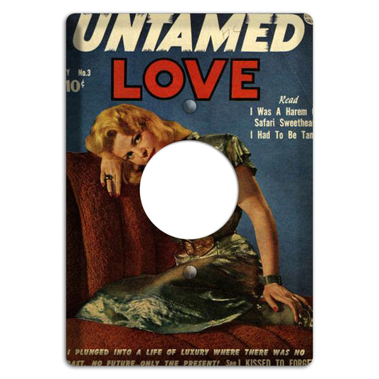 Untamed Love Vintage Comics Single Receptacle Wallplate