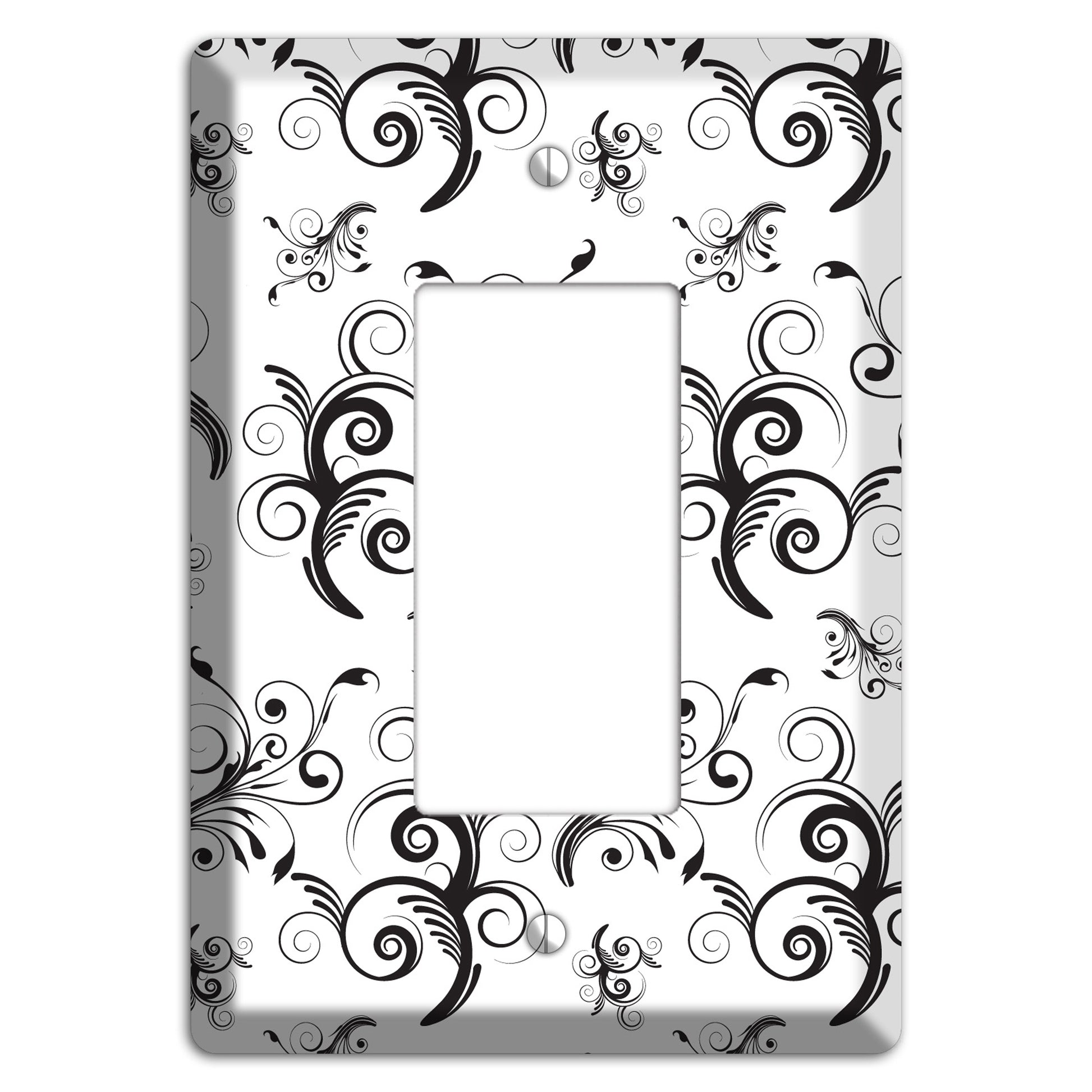 Scrolled Toile Rocker Wallplate