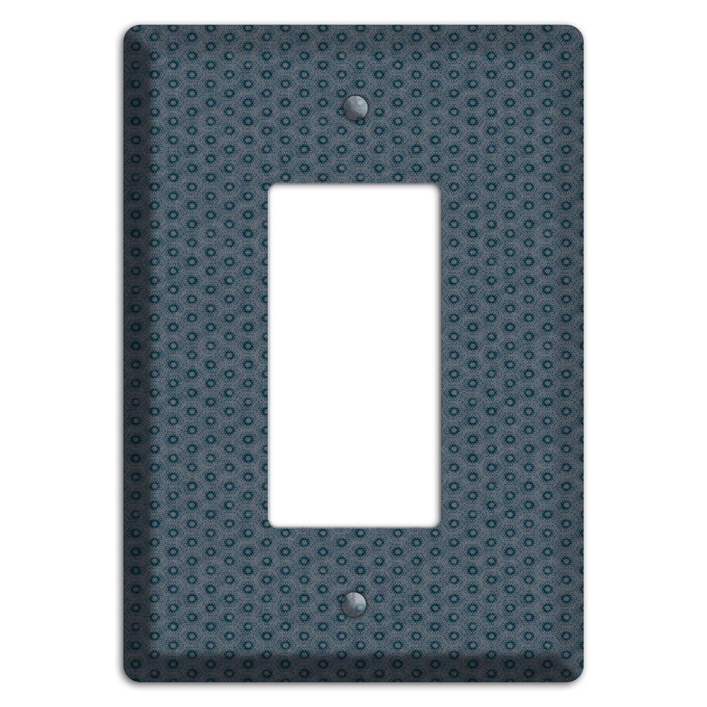 Blue Grey Foulard Rocker Wallplate