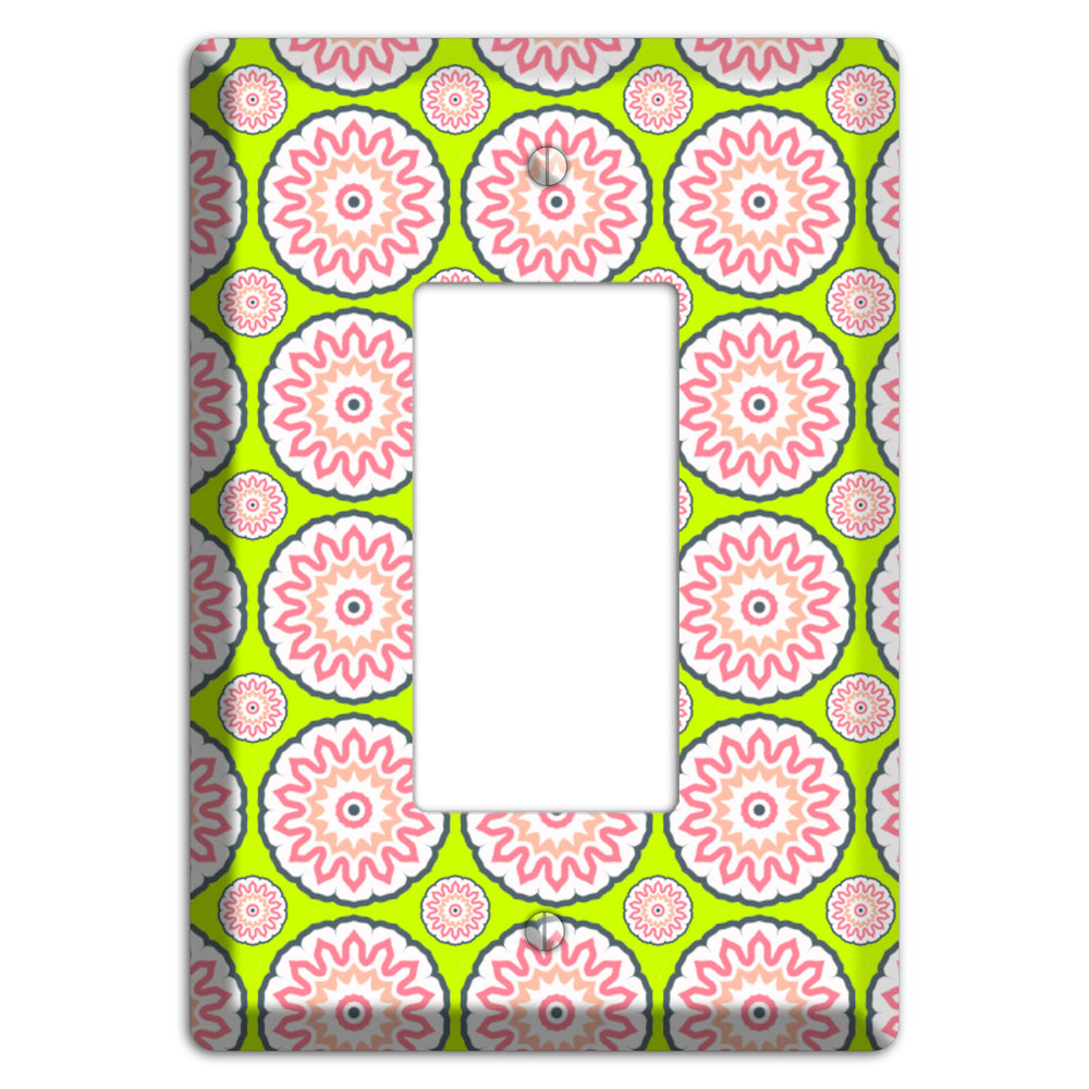 Green with Tiled Suzani Rocker Wallplate