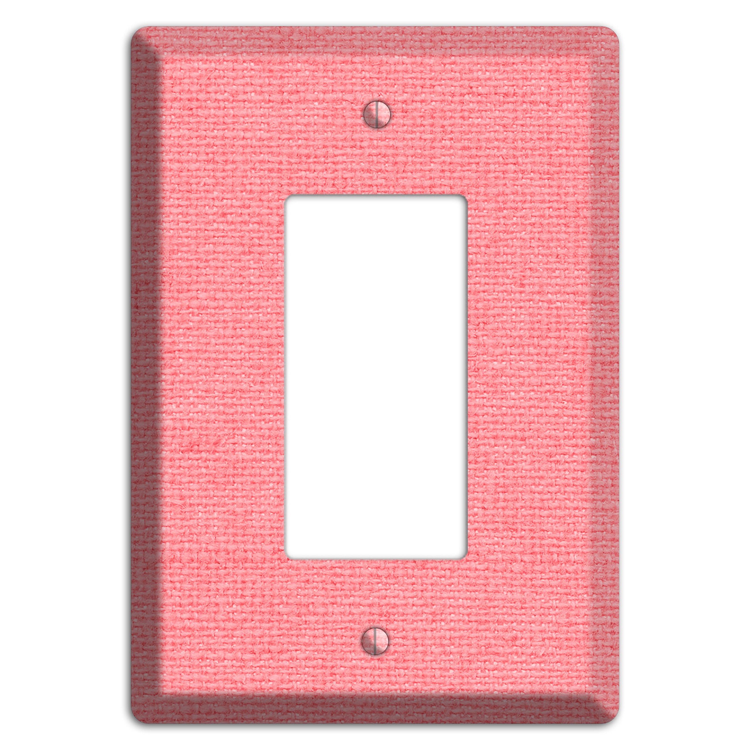 Sweet Pink Soft Coral Rocker Wallplate