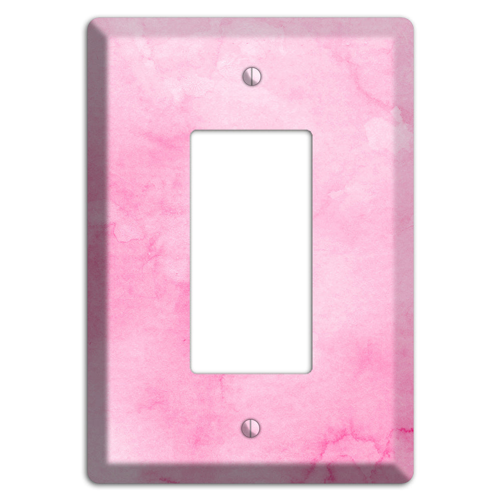 Cinderella Pink Texture Rocker Wallplate