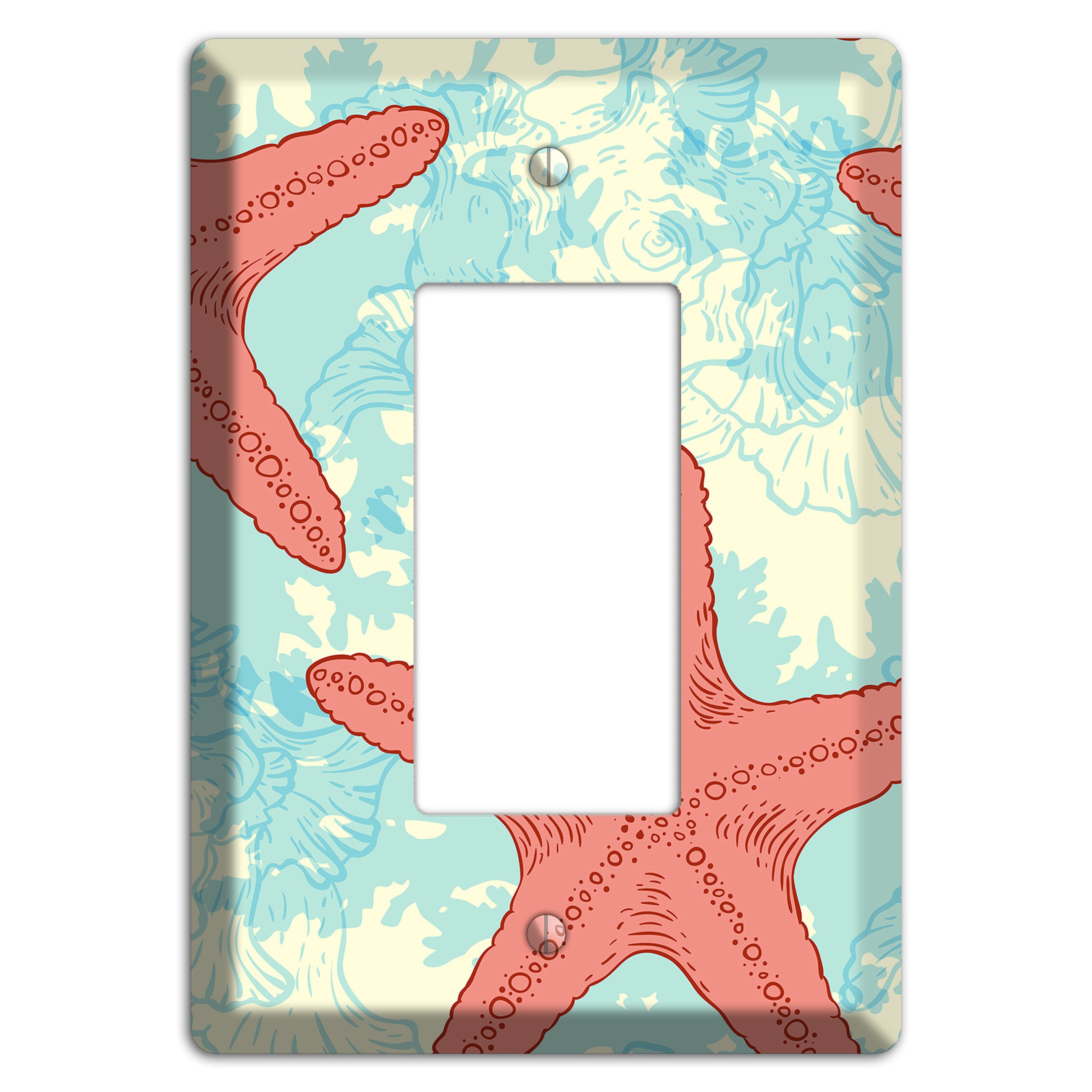 Shells 6 Rocker Wallplate