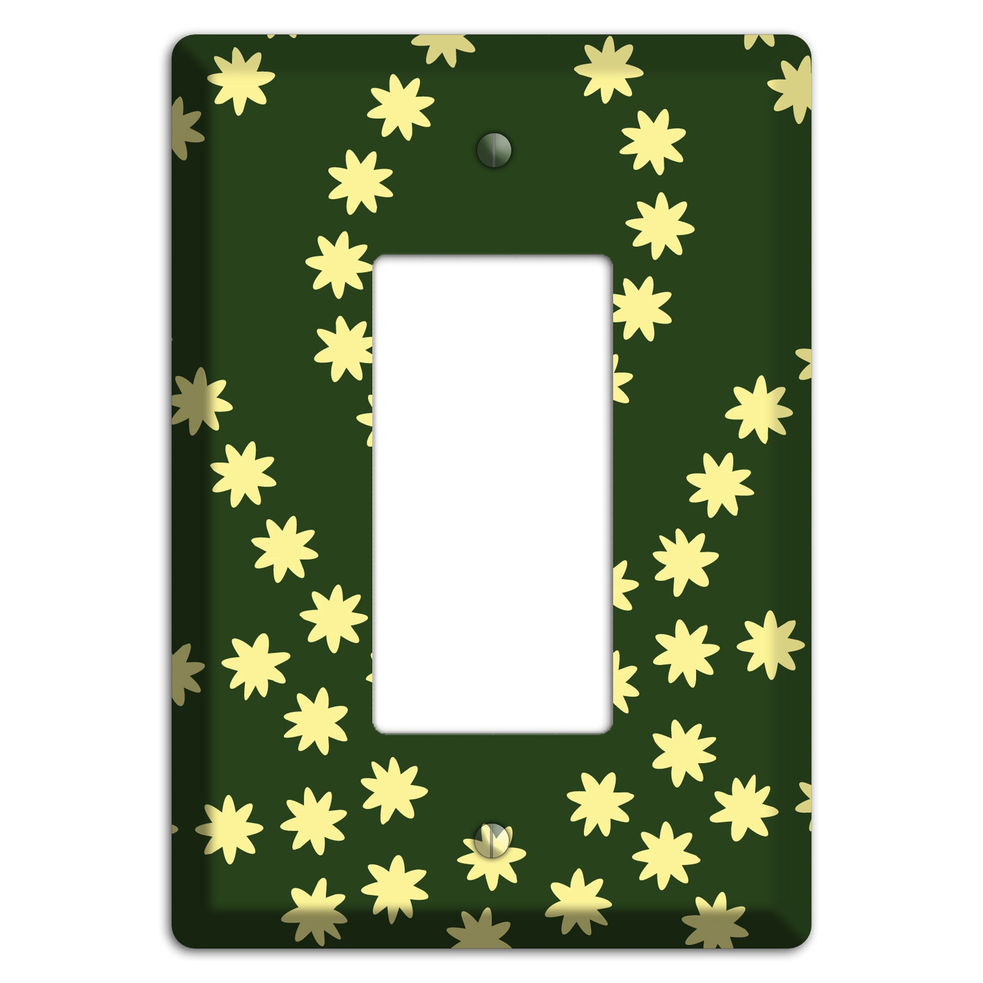 Green with Yellow Constellation Rocker Wallplate