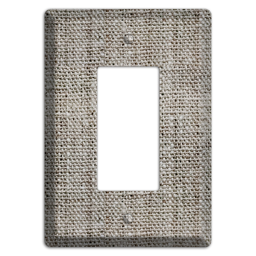 Zorba Burlap Rocker Wallplate