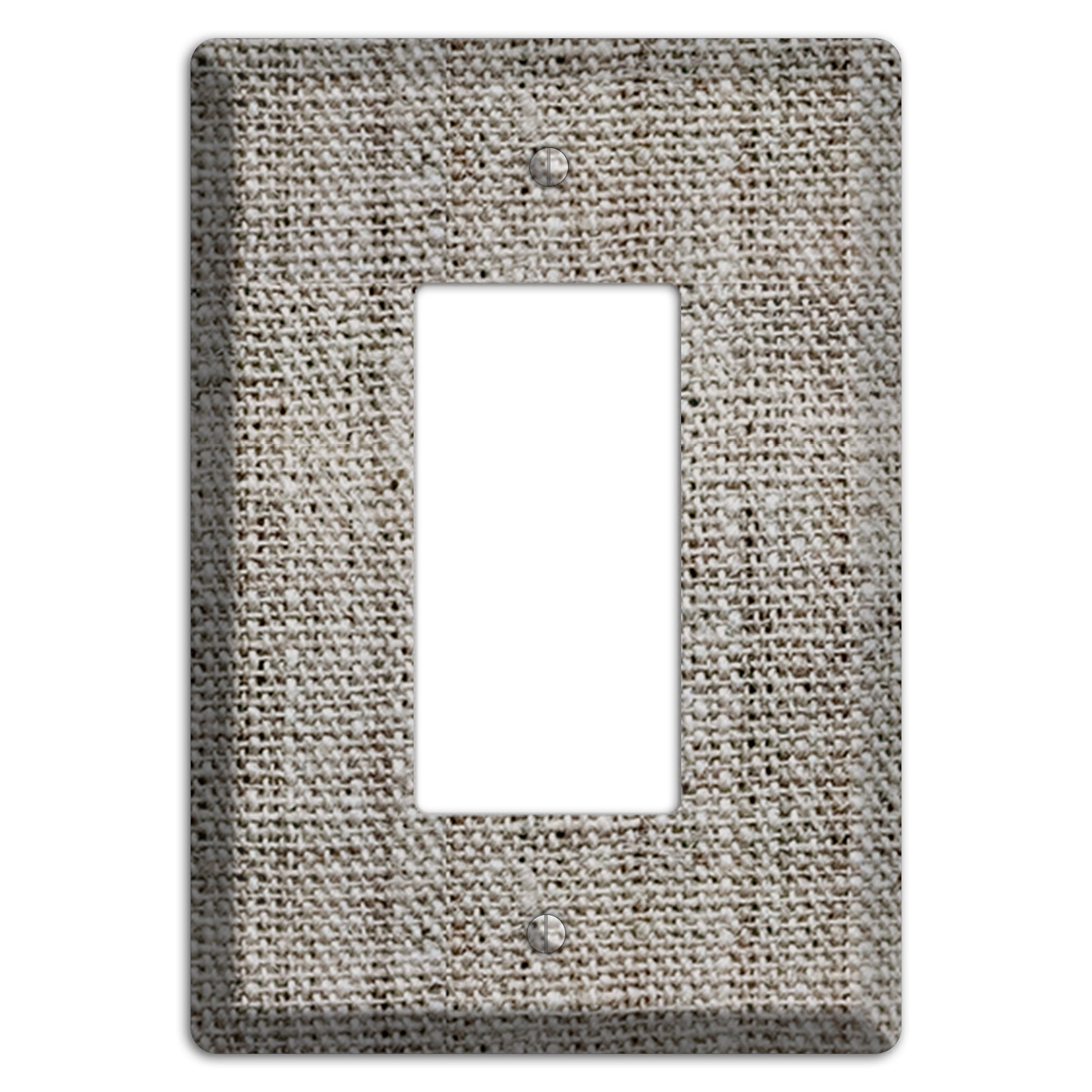 Zorba Burlap Rocker Wallplate