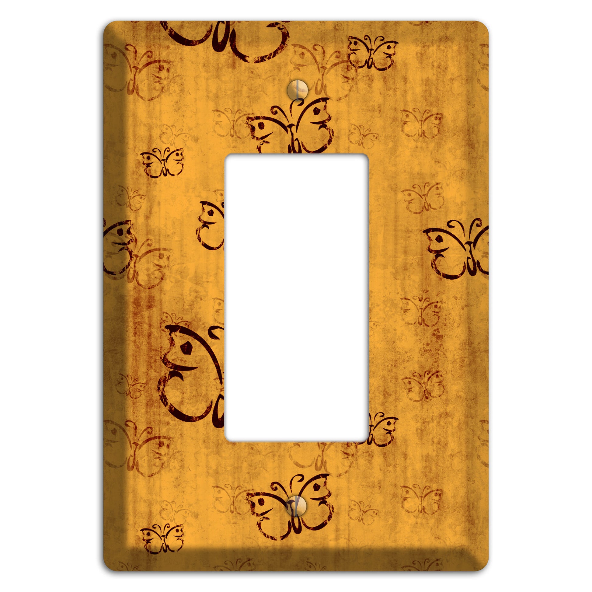 Mustard Butterfly Rocker Wallplate