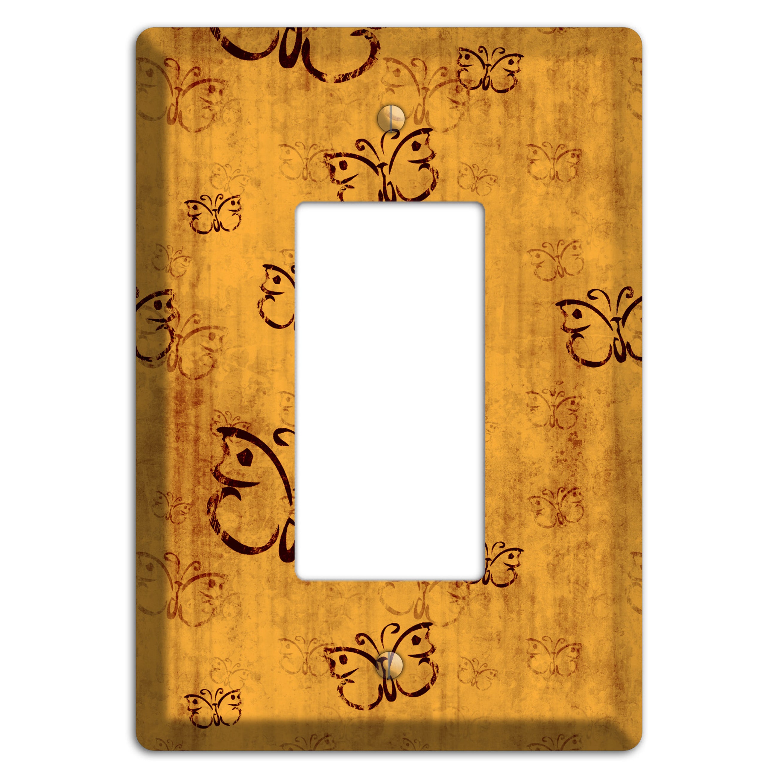 Mustard Butterfly Rocker Wallplate