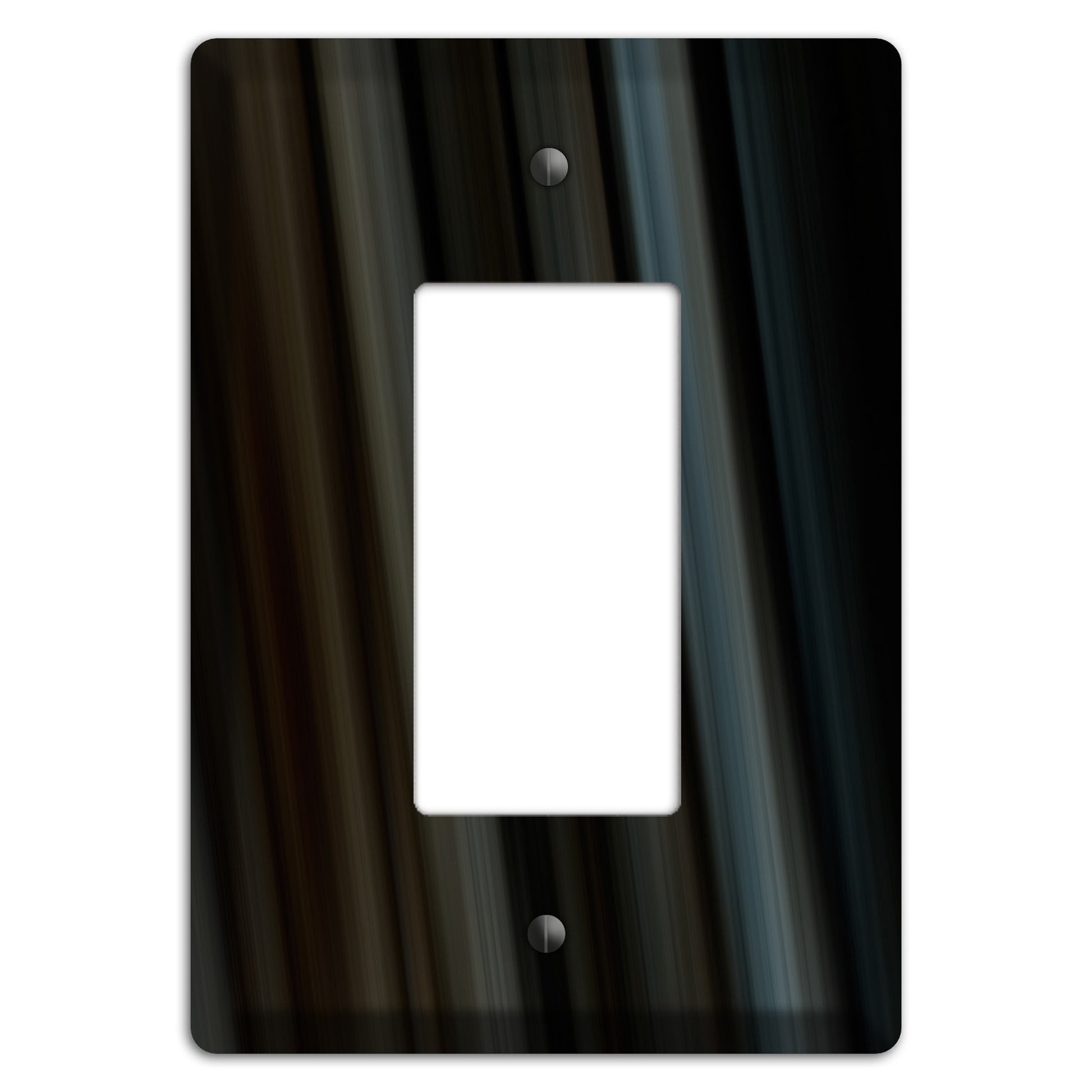 Black Ray of Light Rocker Wallplate