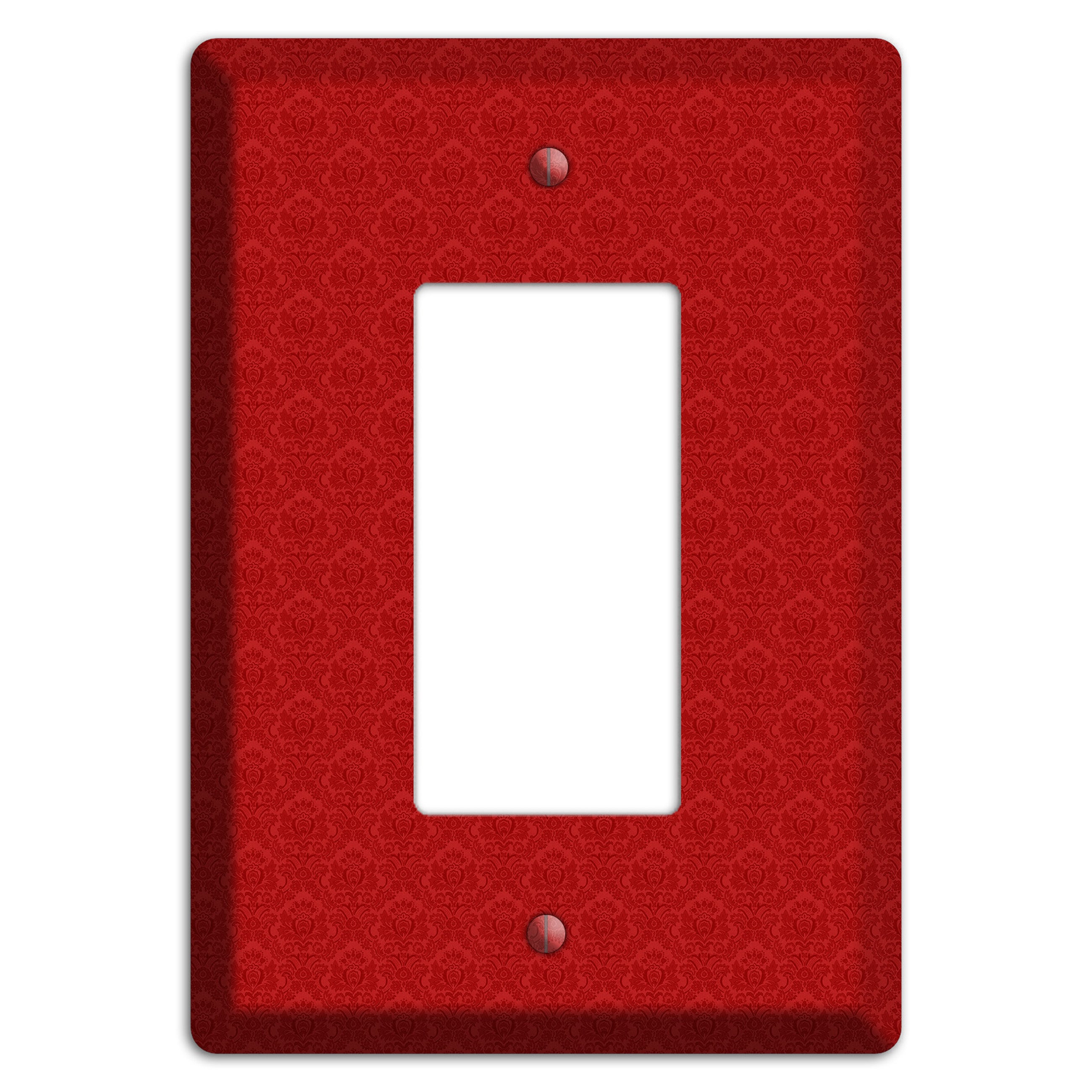Red Cartouche Rocker Wallplate