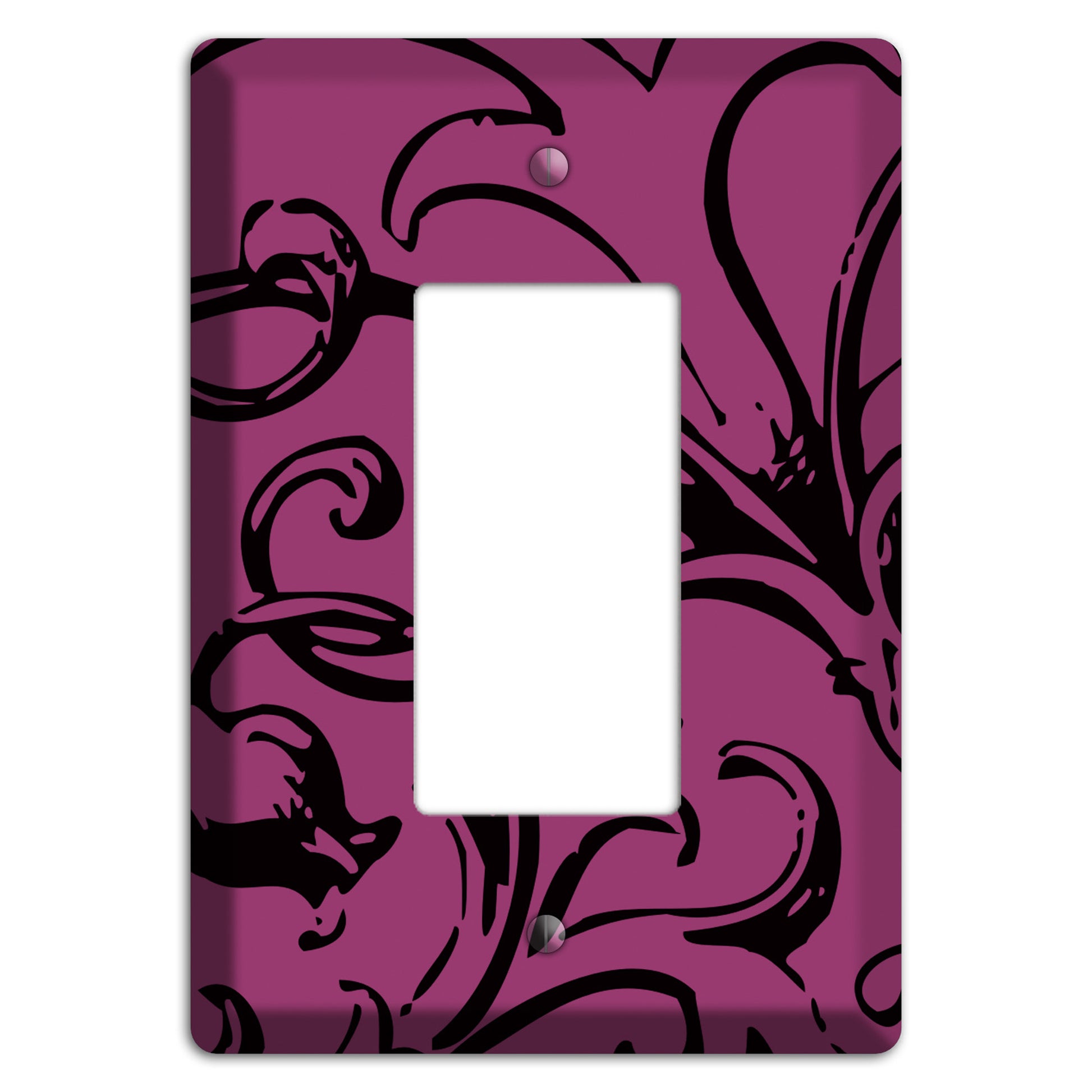 Victorian Fuschia Rocker Wallplate