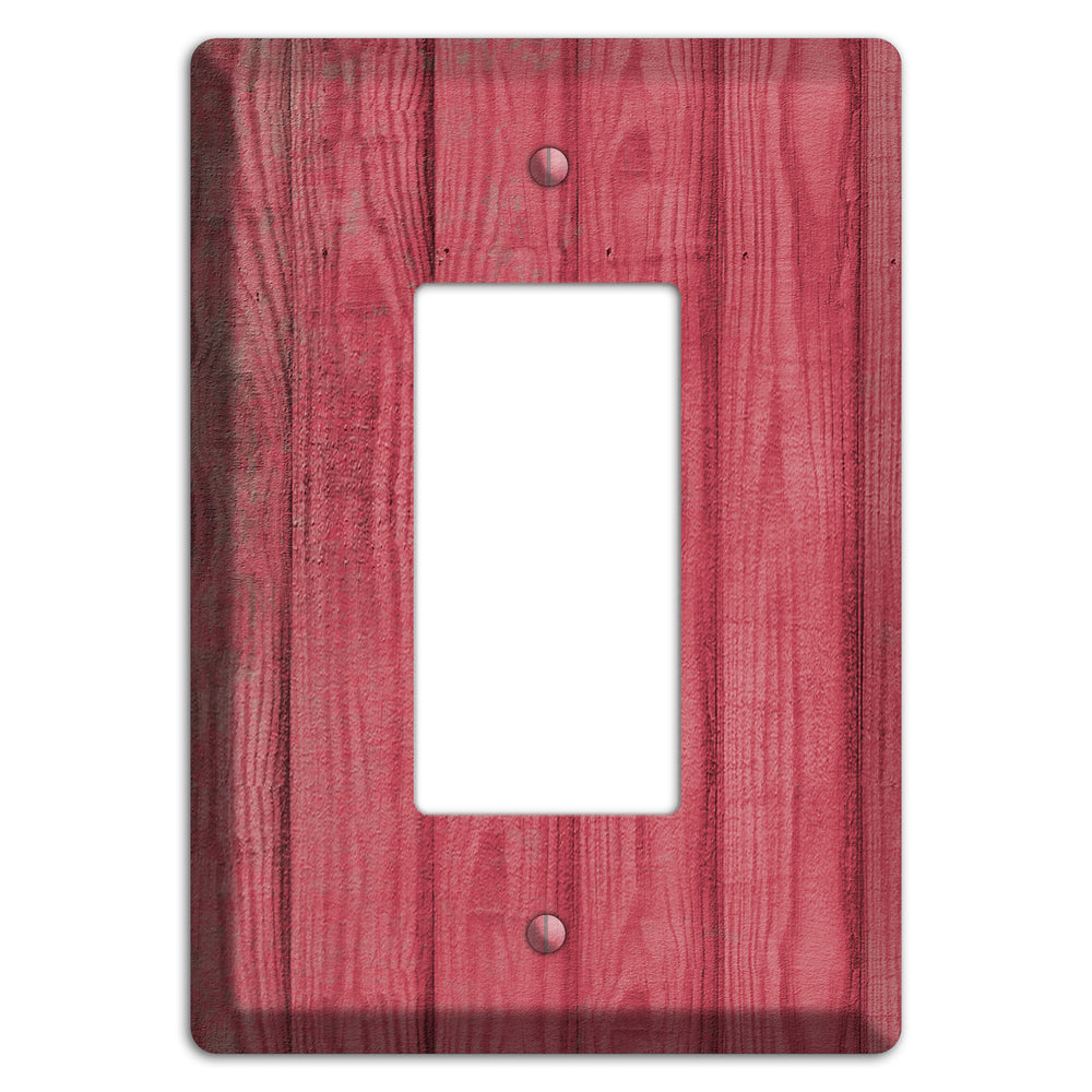 Fuzzy Wuzzy Weathered Wood Rocker Wallplate