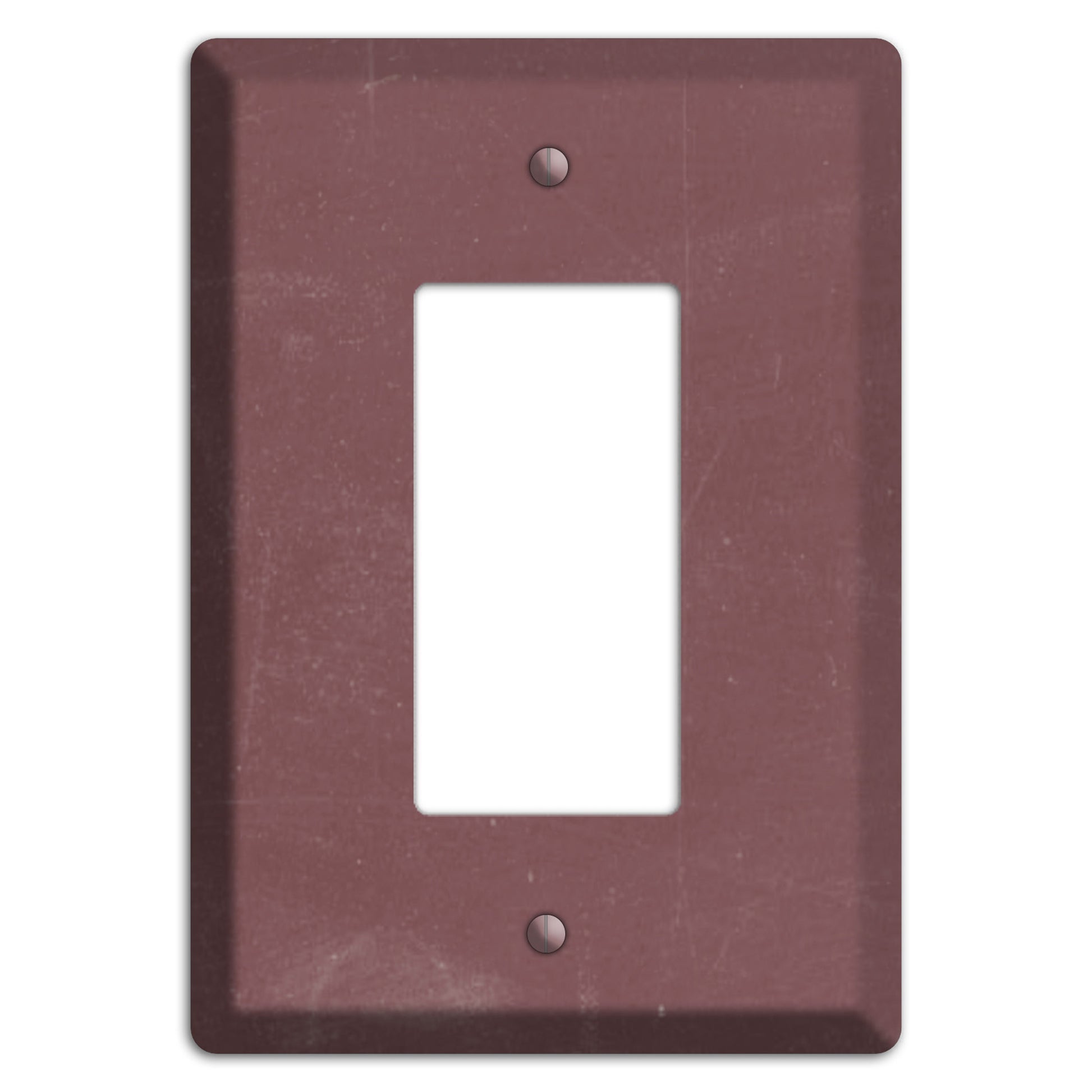 Chalk Dark Maroon Rocker Wallplate
