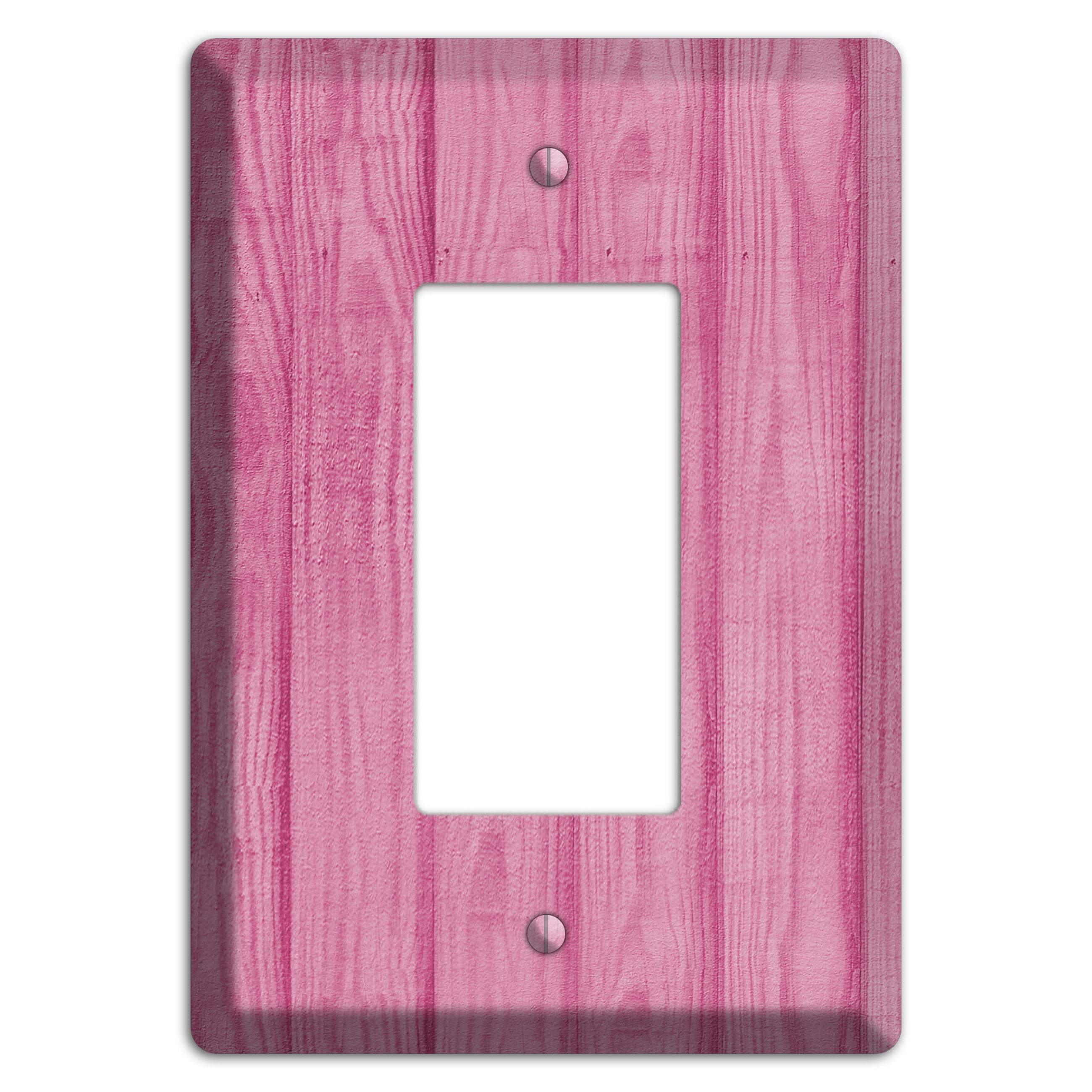 Can Can Pink Texture Rocker Wallplate