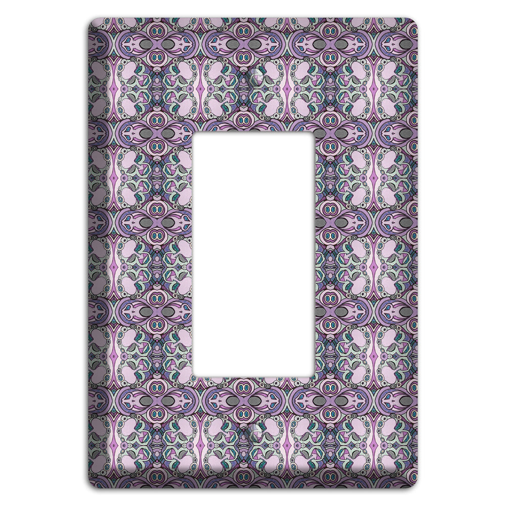 Pink Purple Sage Tapestry 2 Rocker Wallplate