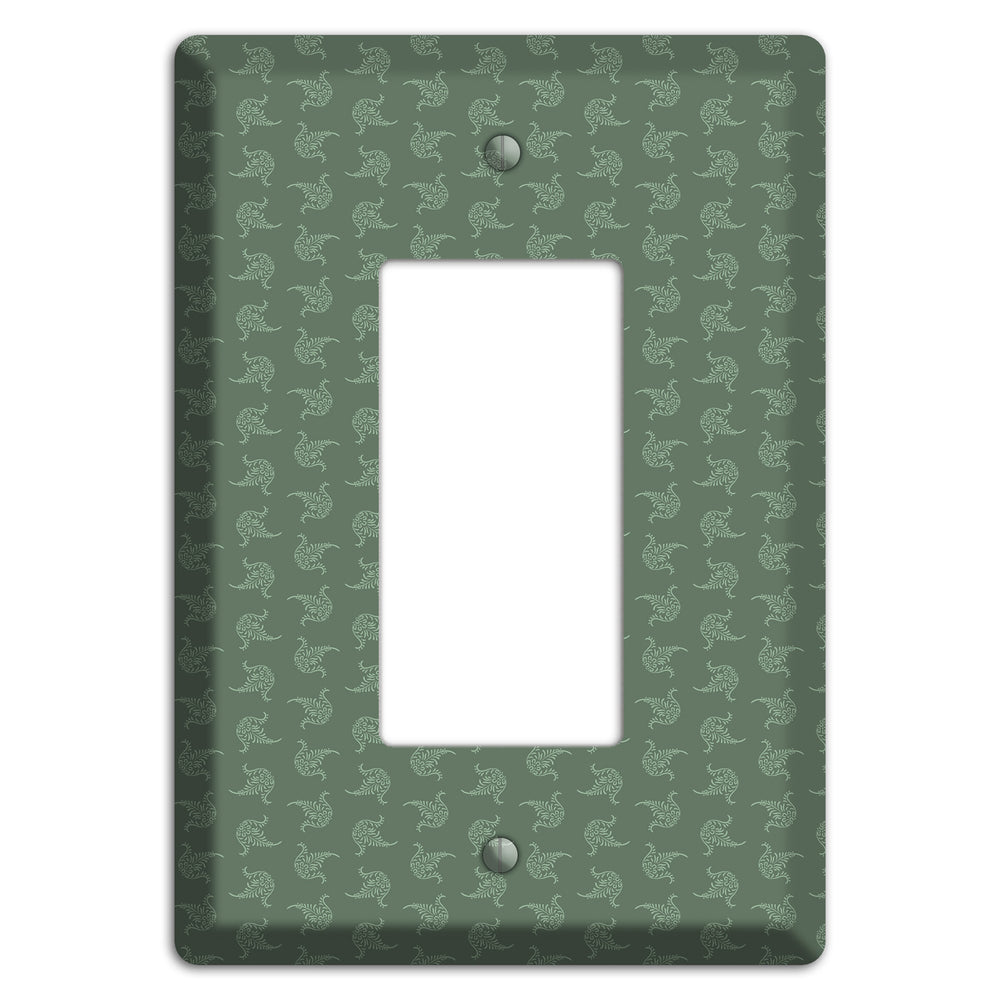 Moss Tiny Trefoil Cartouche Rocker Wallplate