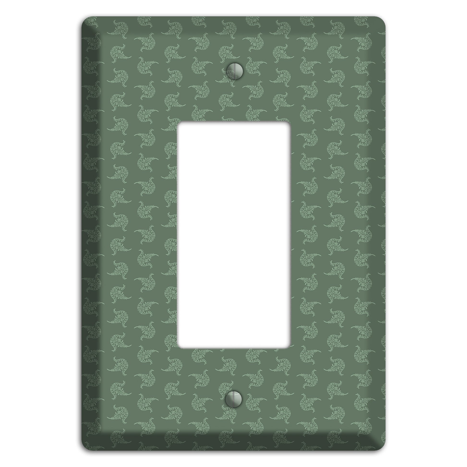 Moss Tiny Trefoil Cartouche Rocker Wallplate