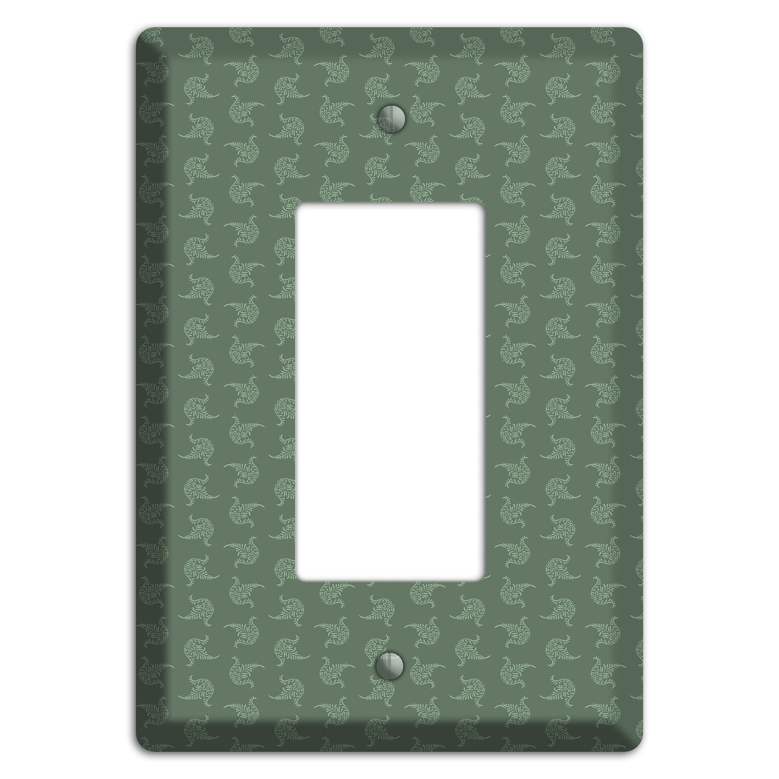 Moss Tiny Trefoil Cartouche Rocker Wallplate