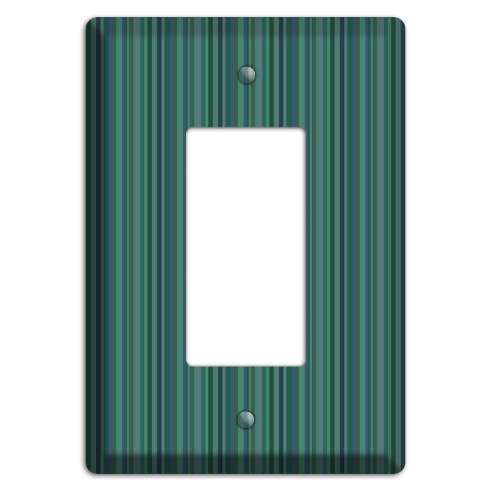Multi Jade Vertical Stripes Rocker Wallplate