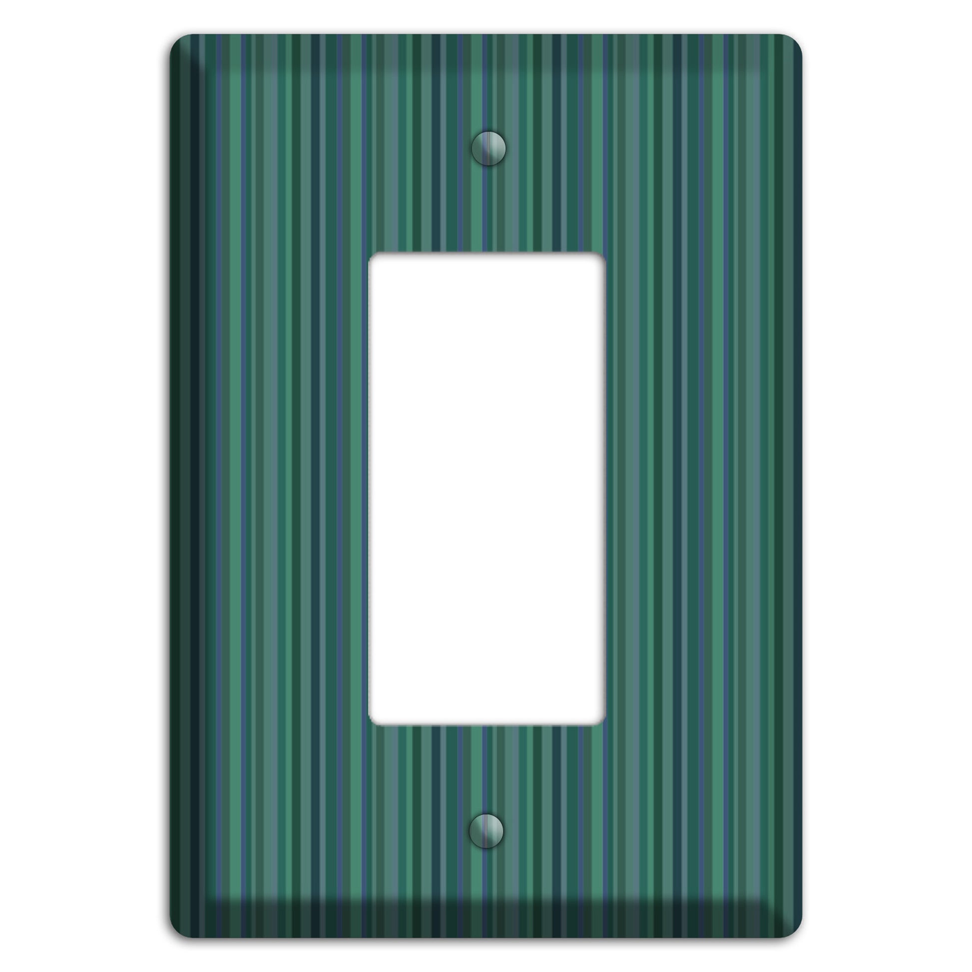 Multi Jade Vertical Stripes Rocker Wallplate