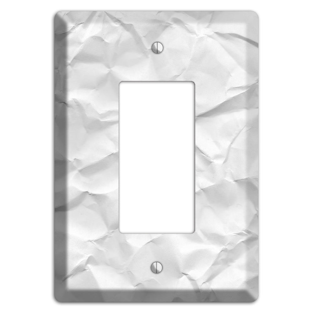 Alto Crinkled Paper Rocker Wallplate