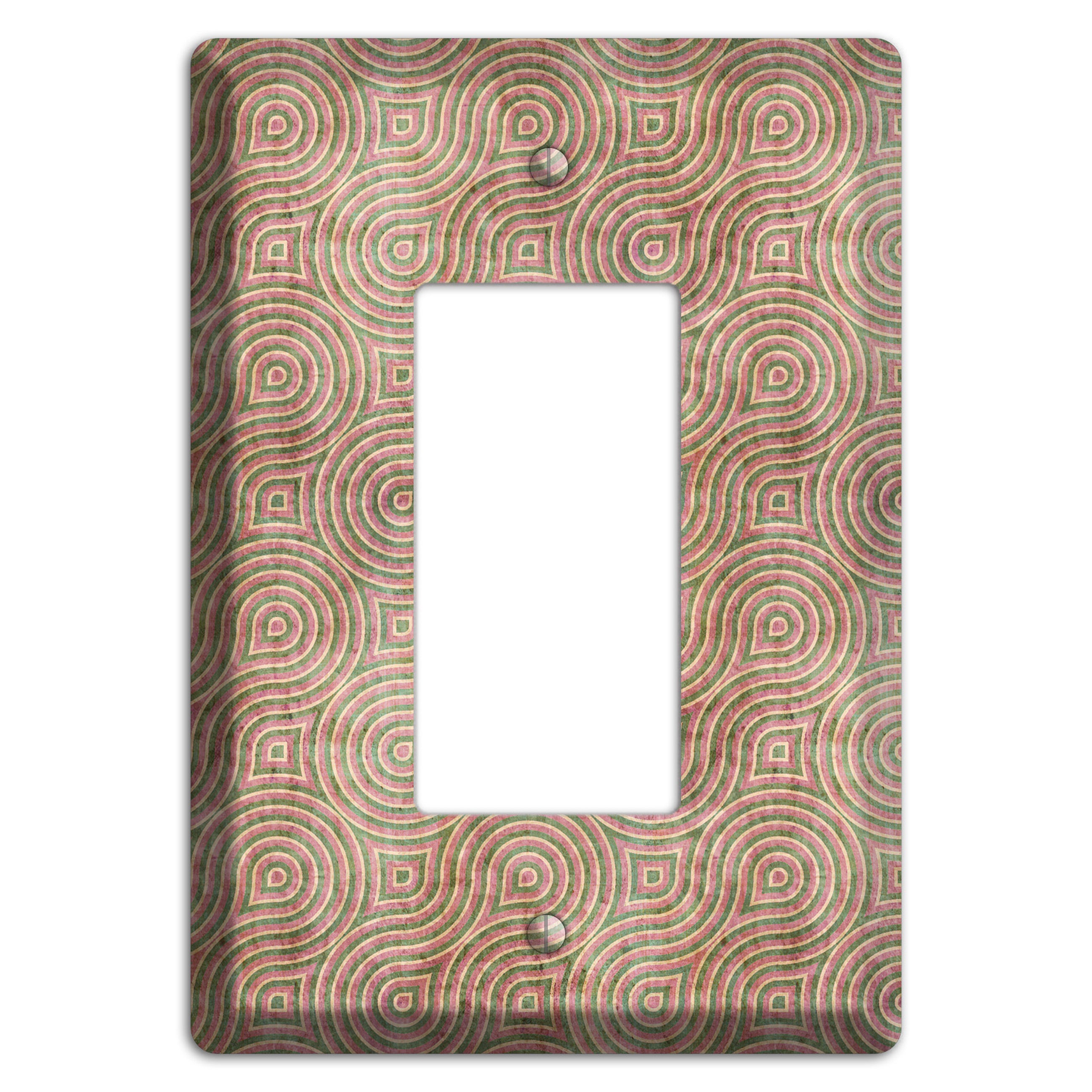 Brown Swirl Rocker Wallplate