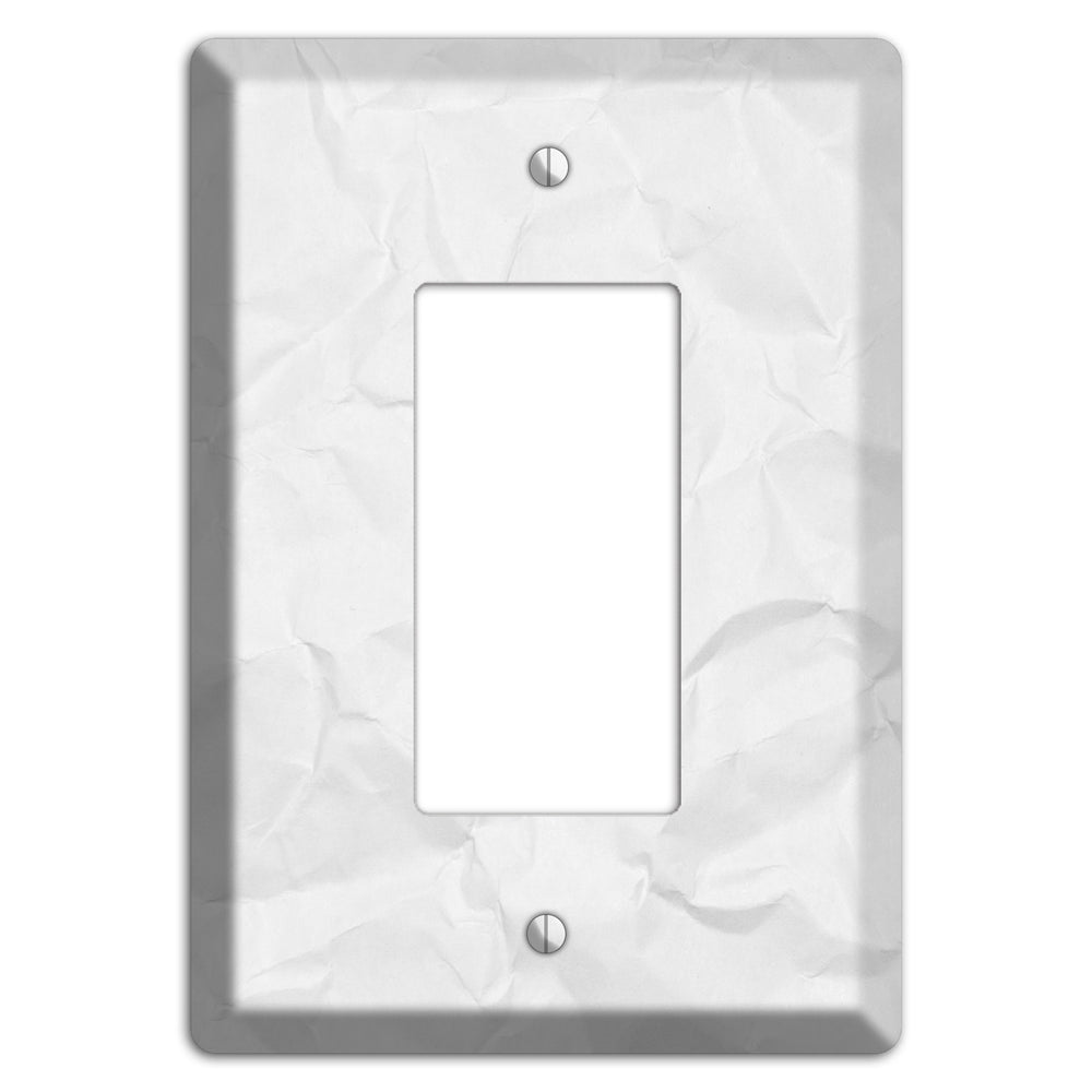Gallery Crinkled Paper Rocker Wallplate