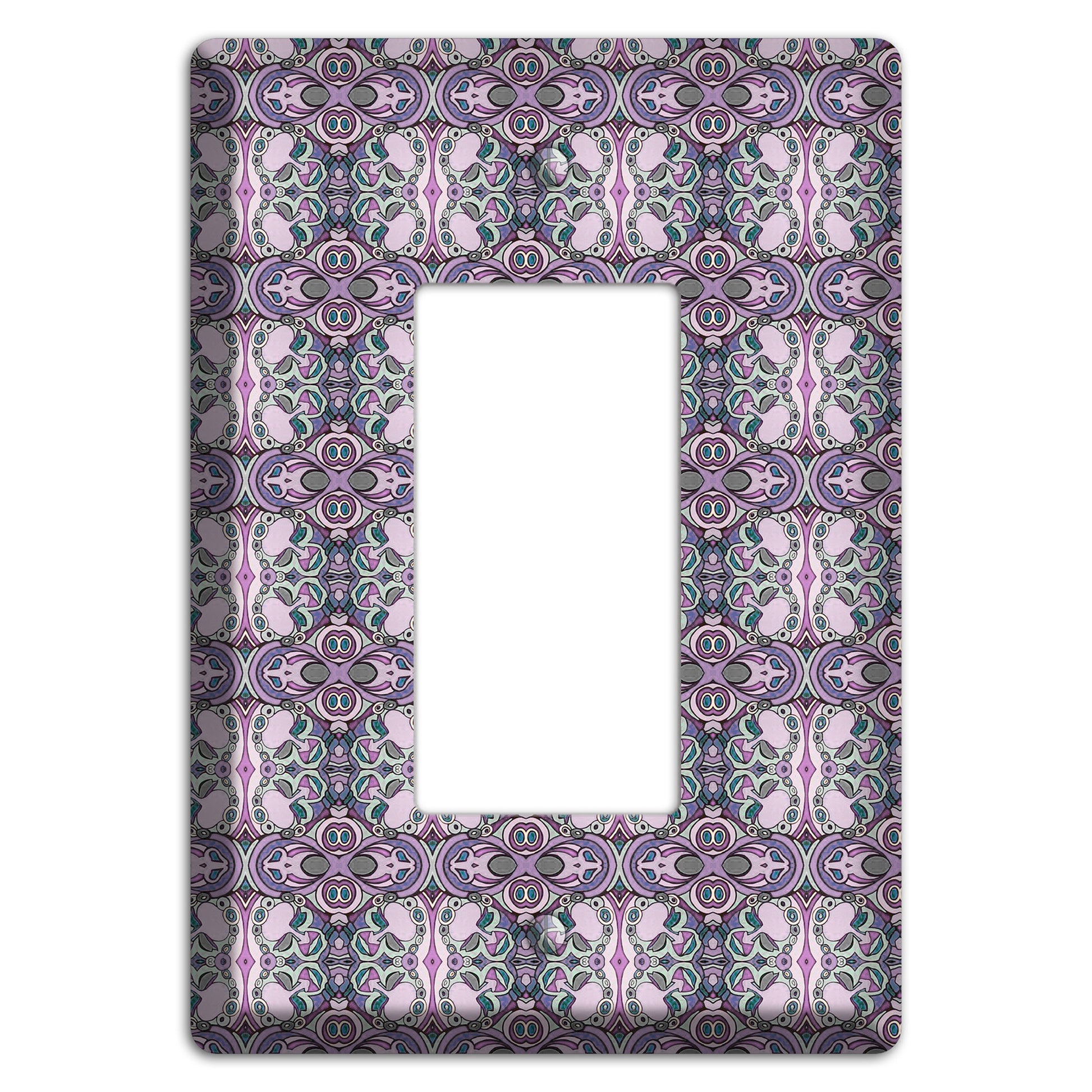 Pink Purple Sage Tapestry Rocker Wallplate