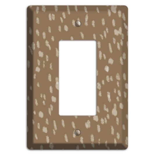 Brown and White Speckle Rocker Wallplate