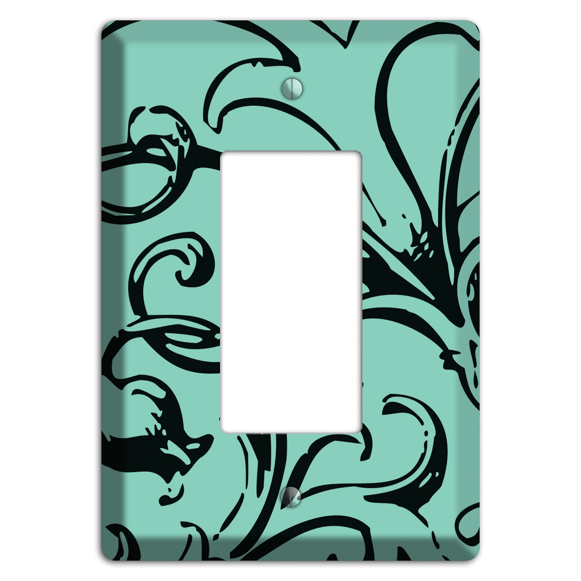 Victorian Aqua Rocker Wallplate