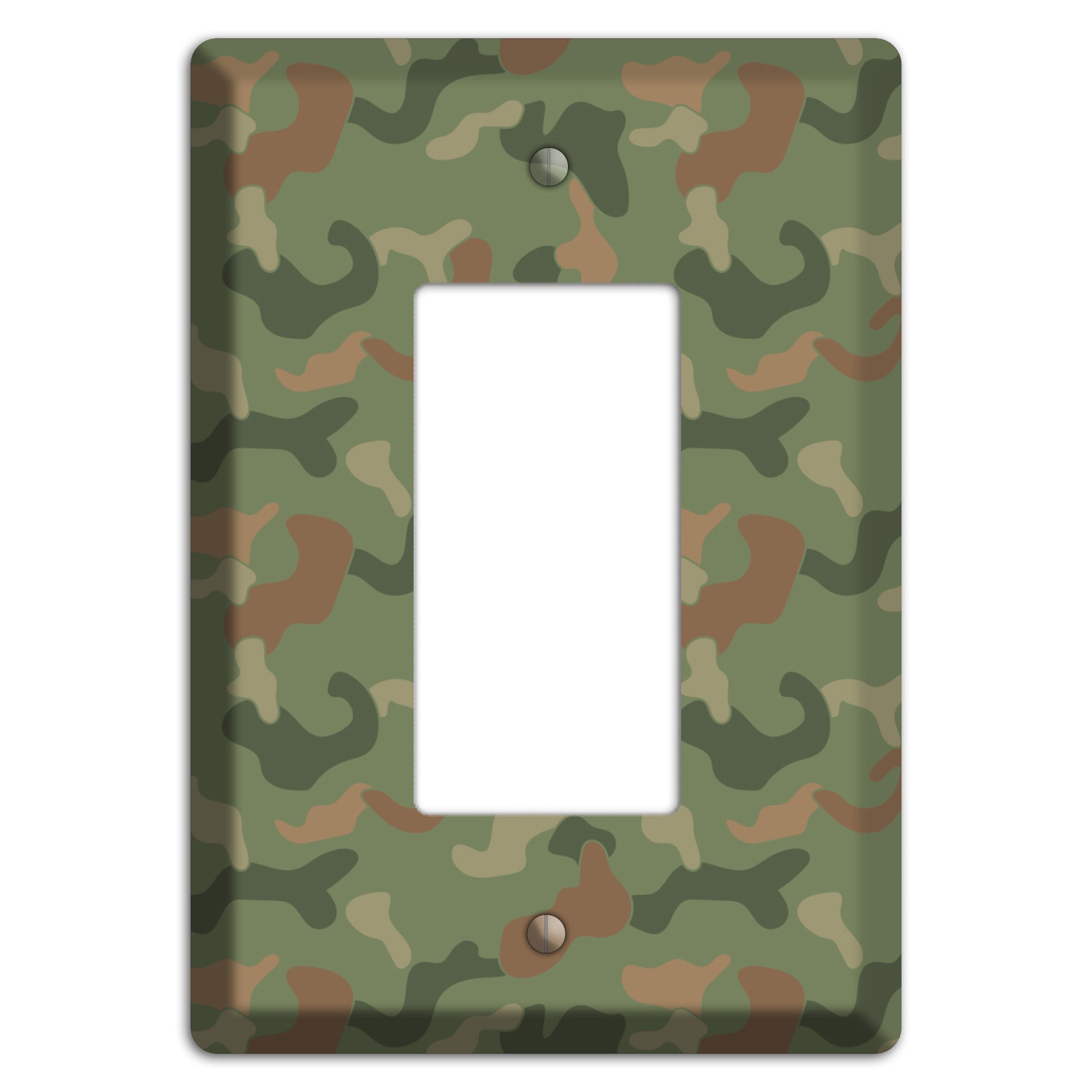 Jungle Green Camo Rocker Wallplate