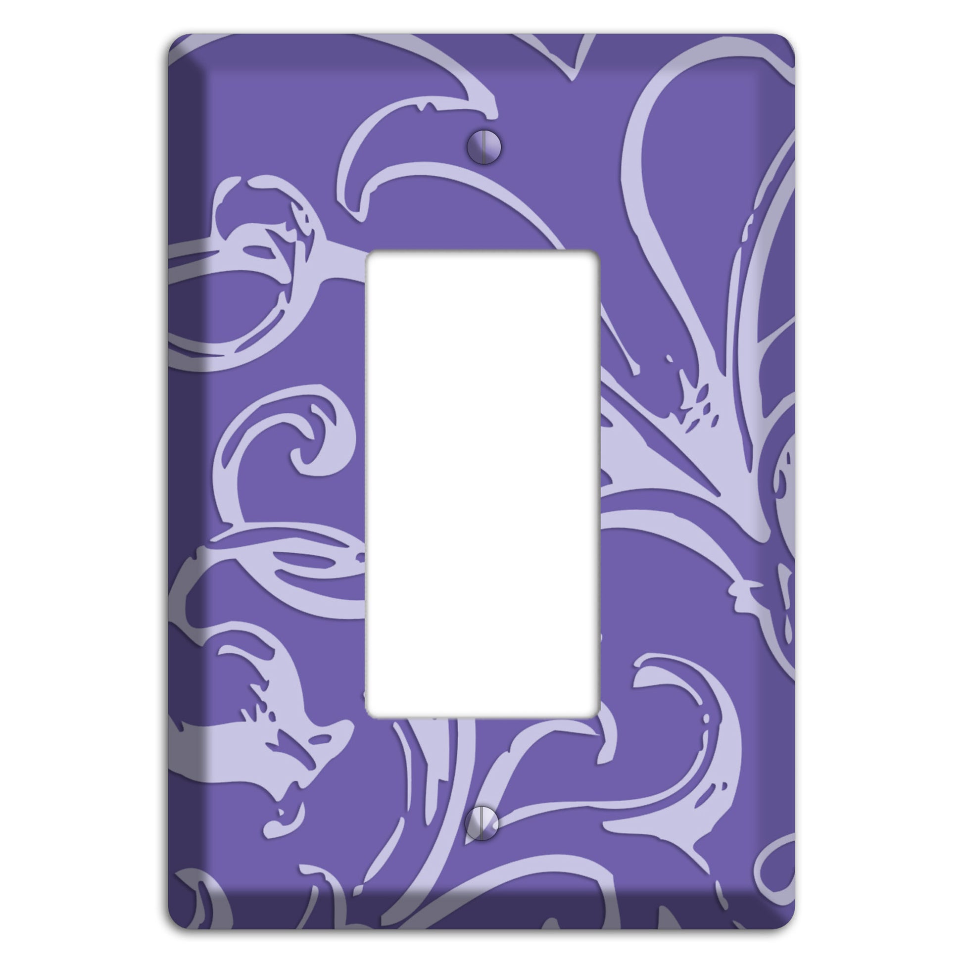 Victorian Light Purple Rocker Wallplate