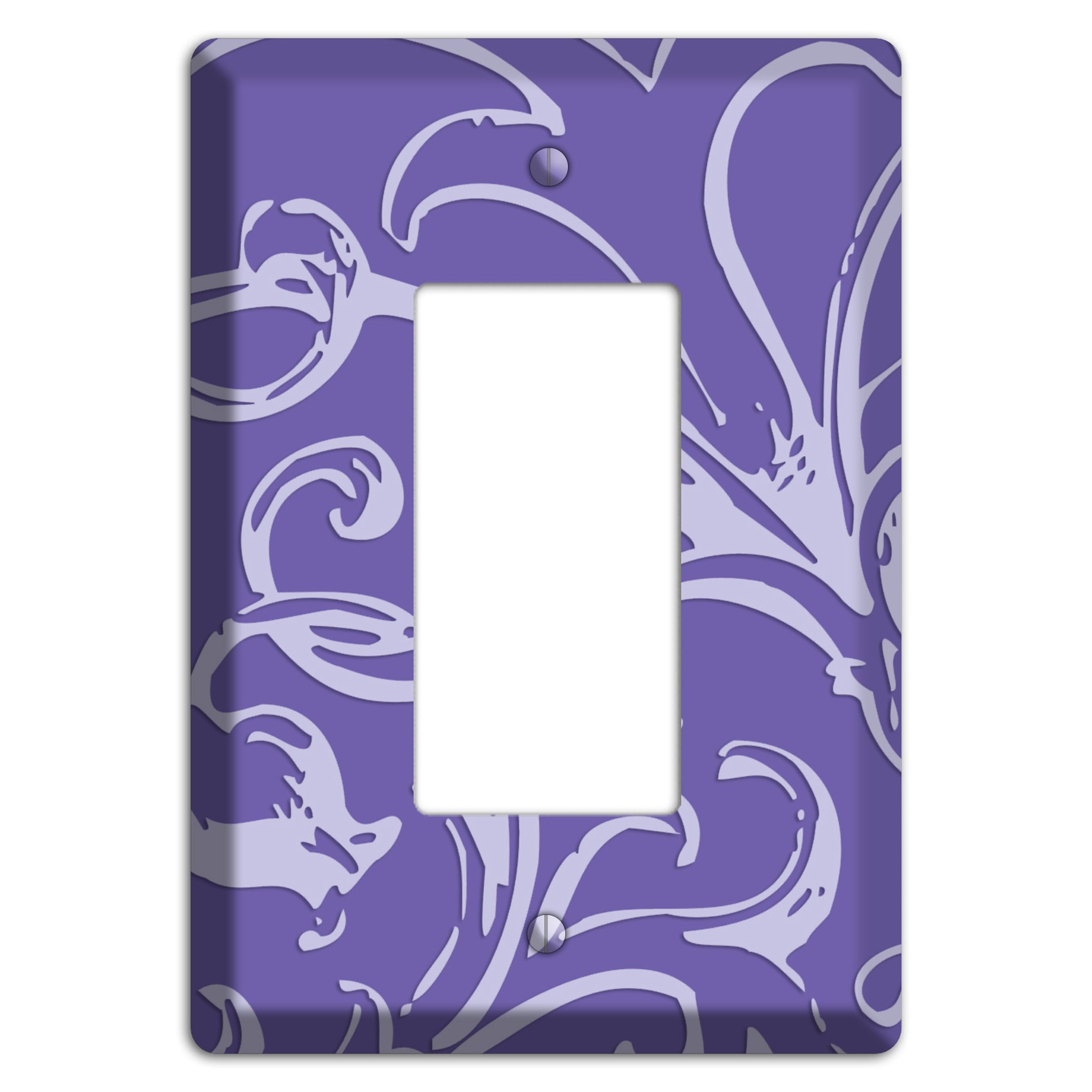 Victorian Light Purple Rocker Wallplate
