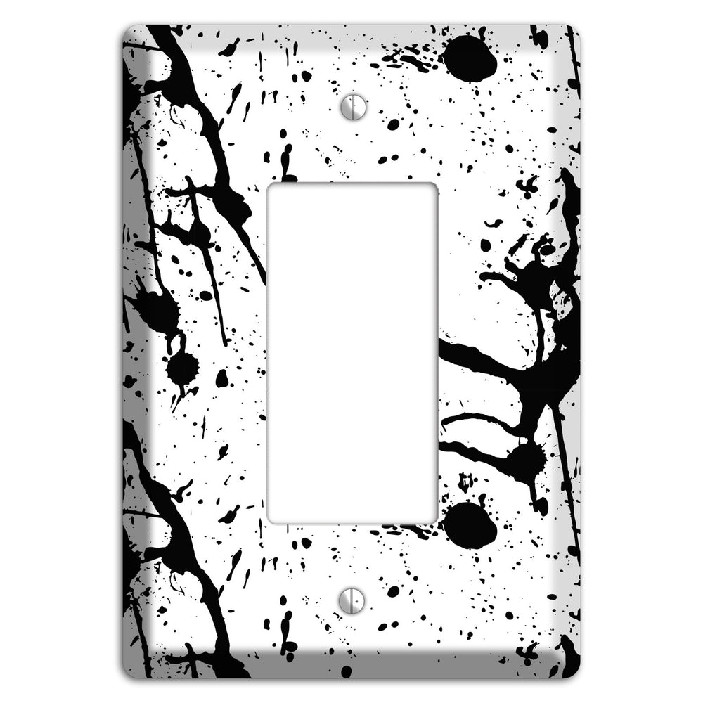 Ink Drips 8 Rocker Wallplate