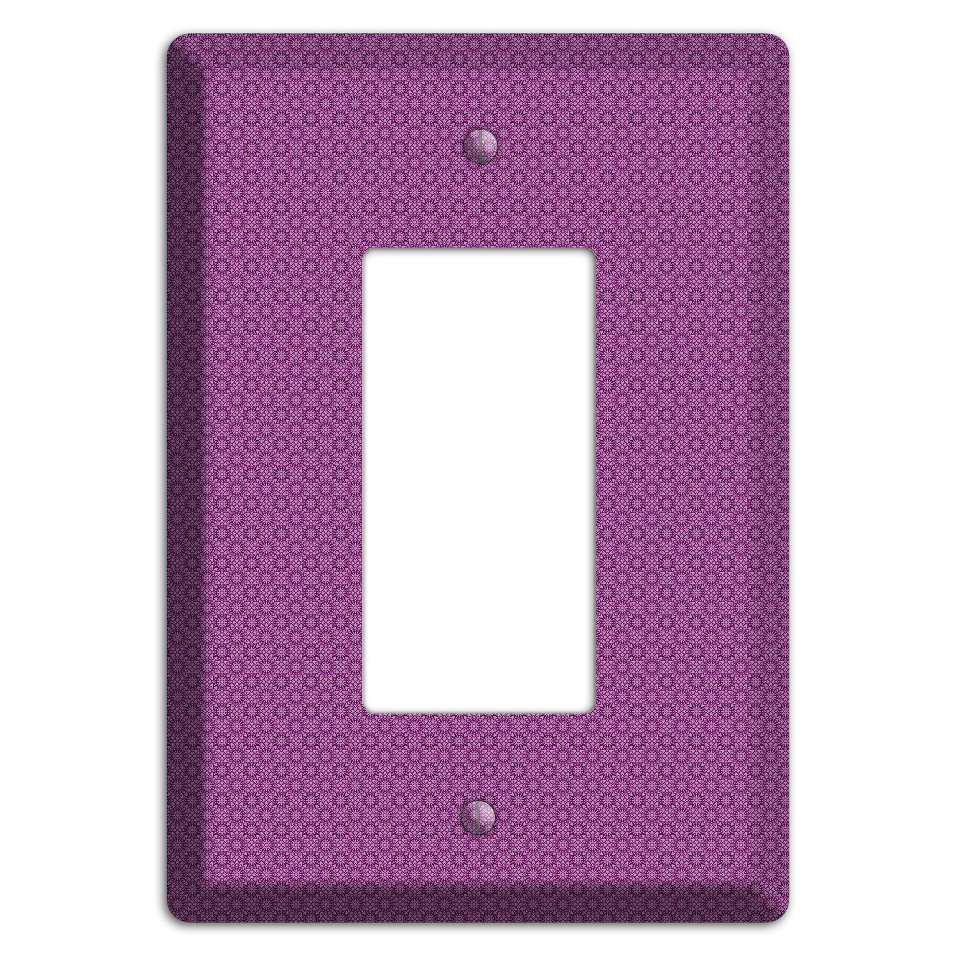 Multi Purple Foulard Rocker Wallplate