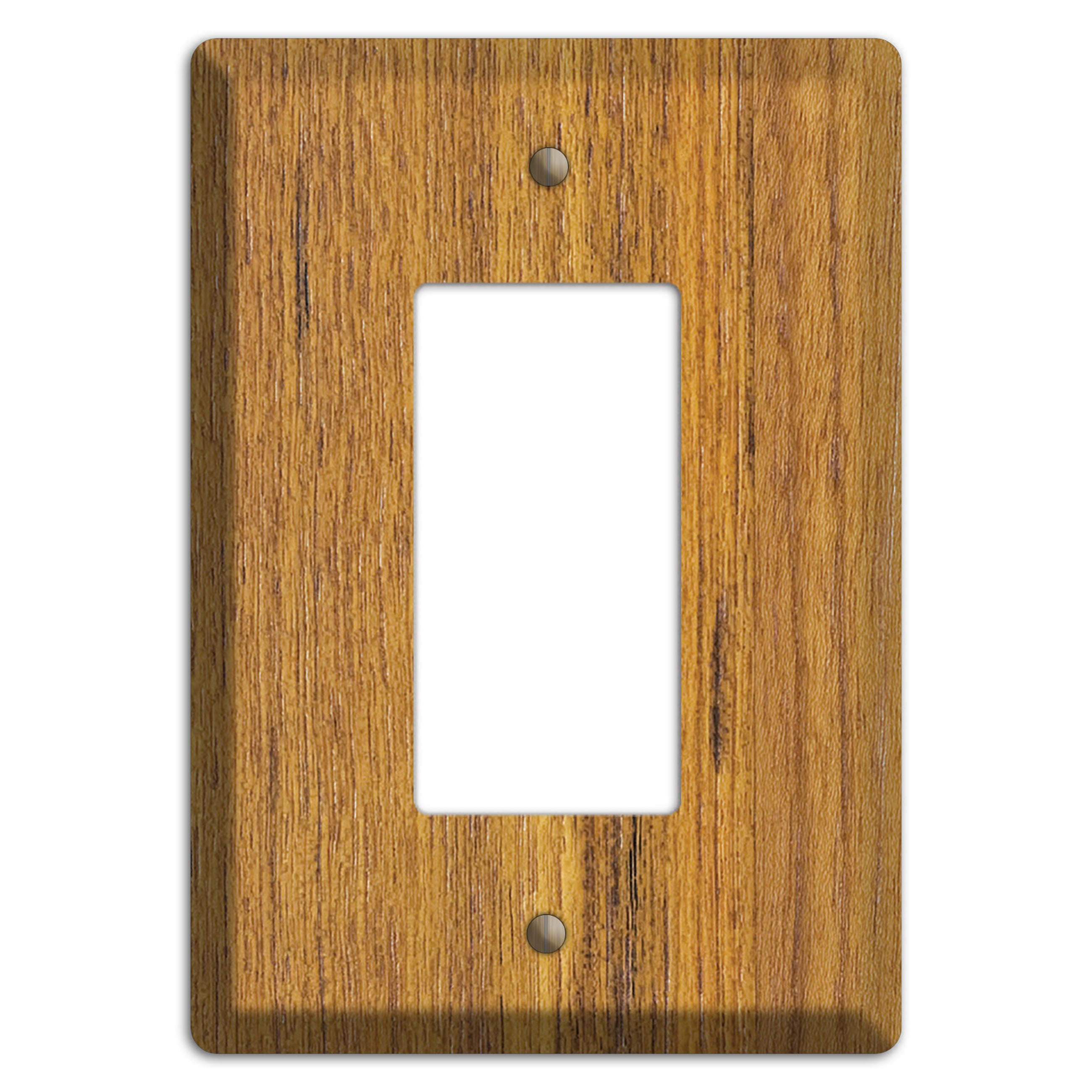 Teak Wood Single Rocker Cover Plate
