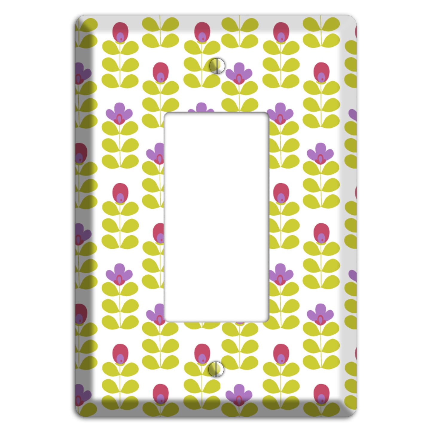 Yellow Small Sprouts Rocker Wallplate