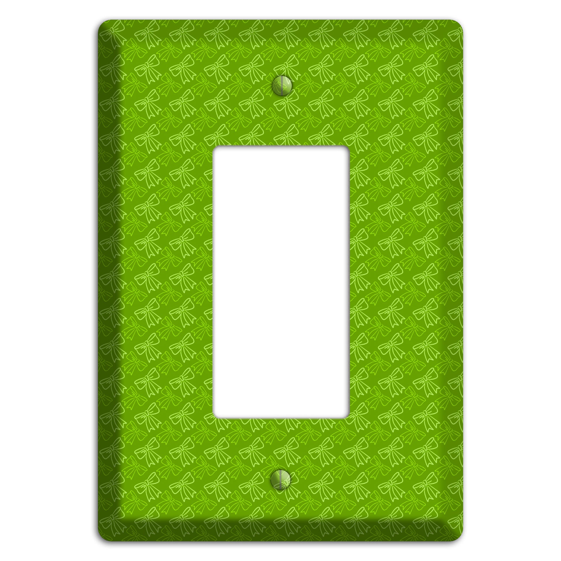 Grey Umber Mustard Dusty Blue Leaf Contour Rocker Wallplate