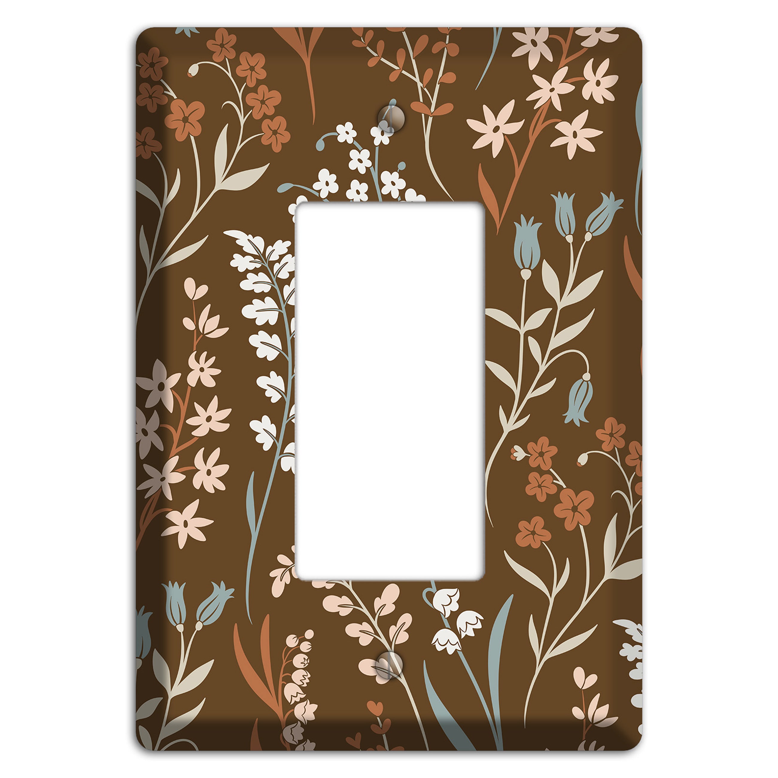 Fall Floral 1 Rocker Wallplate