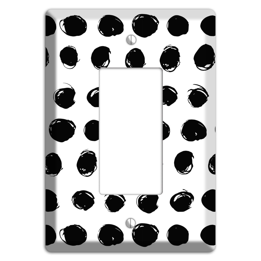 Ink Drops 9 Rocker Wallplate