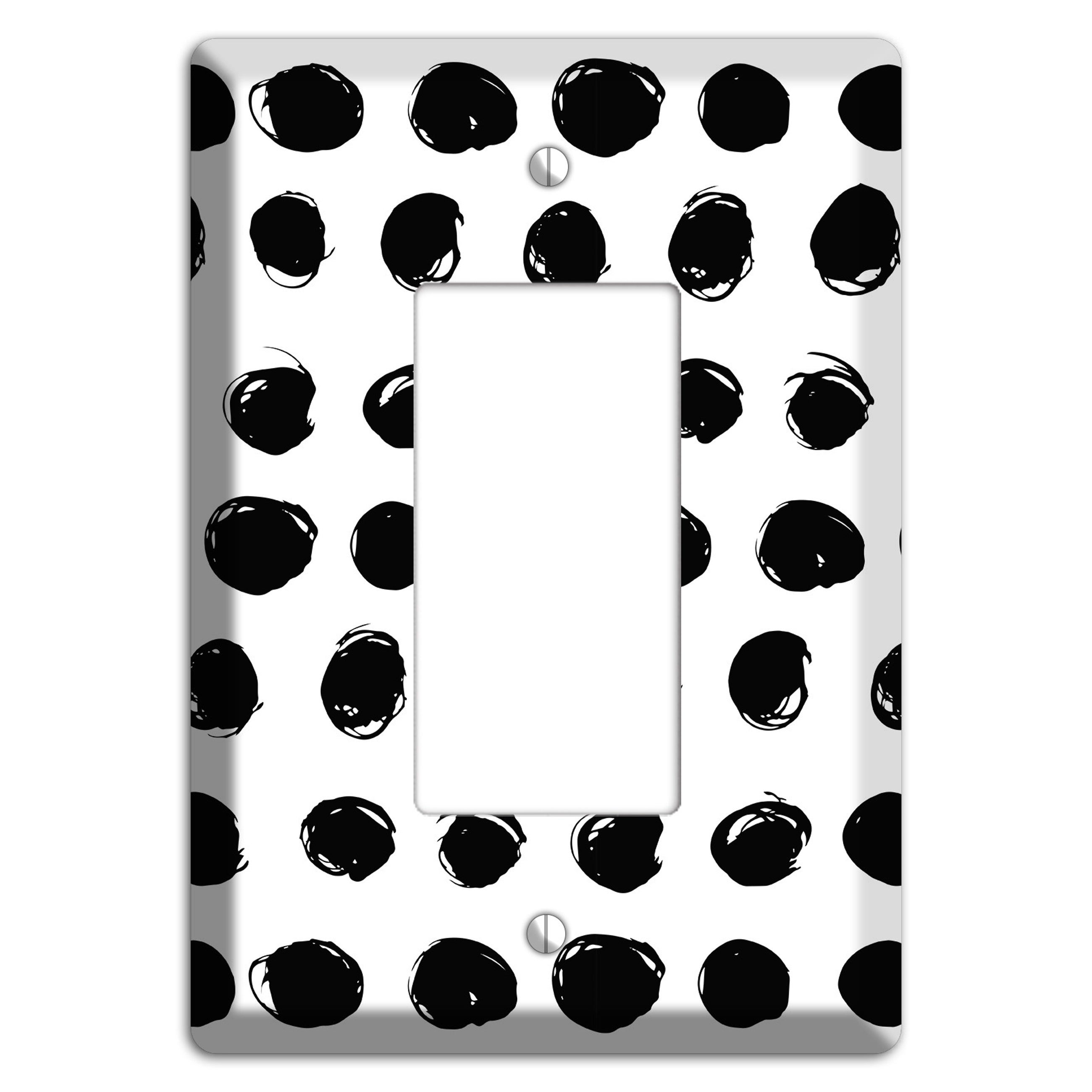Ink Drops 9 Rocker Wallplate