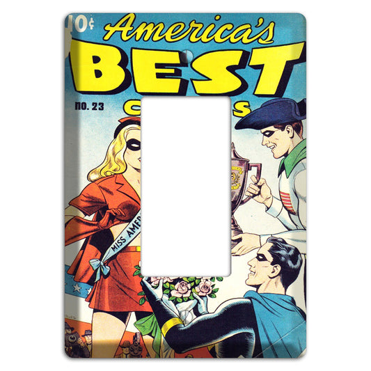 Miss Americas Vintage Comics Rocker Wallplate